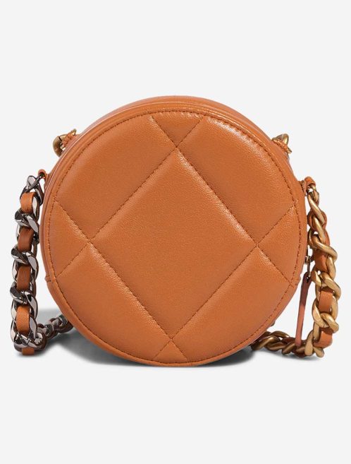 Chanel 19 Round Clutch Lamb Brown | Sell your designer bag