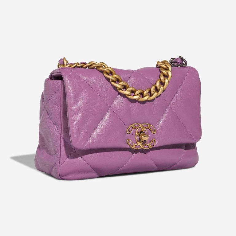 Chanel 19 Flap Bag Lamb Violet | Sell your designer bag
