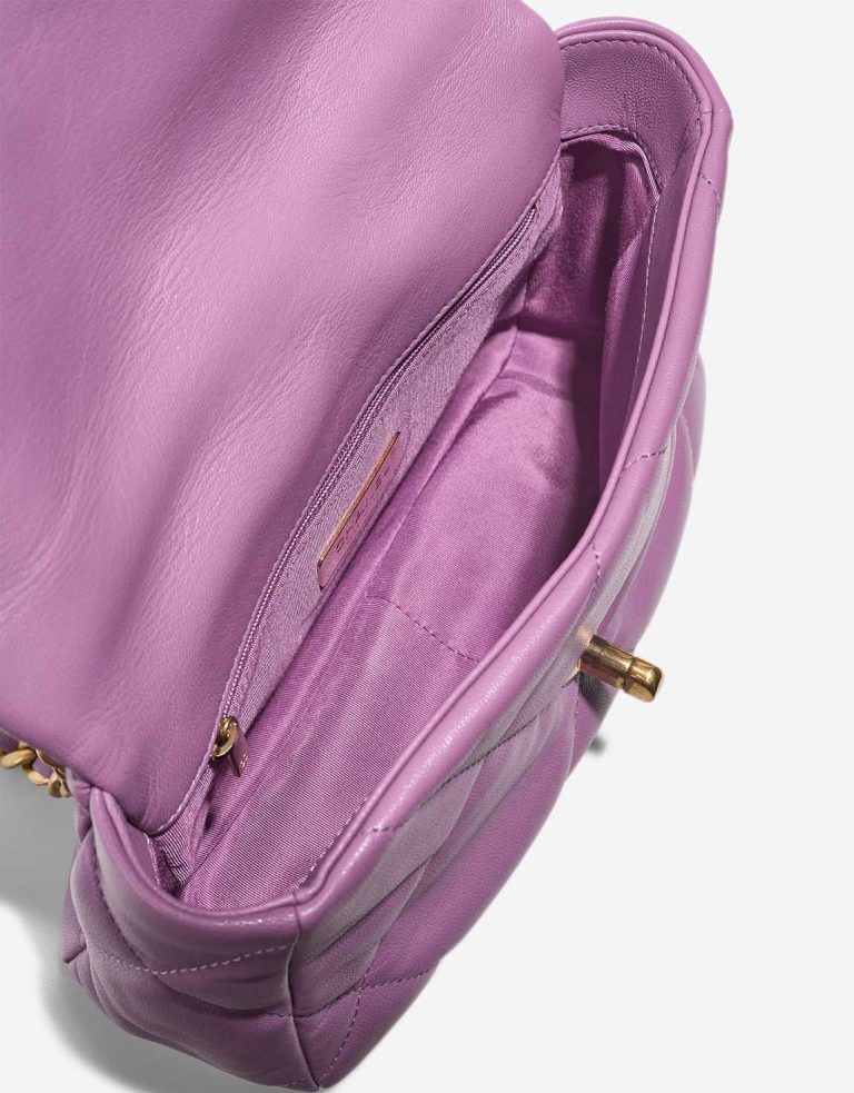 Chanel 19 Flap Bag Lamb Violet Inside | Sell your designer bag