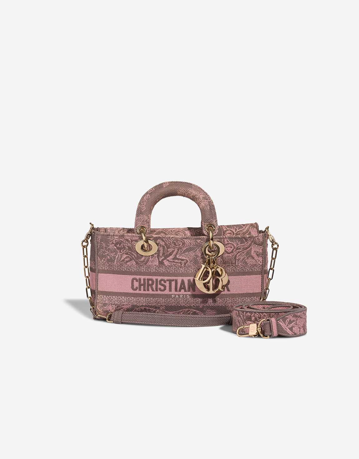 Dior Lady D-Joy Medium Canvas Pink | SACLÀB