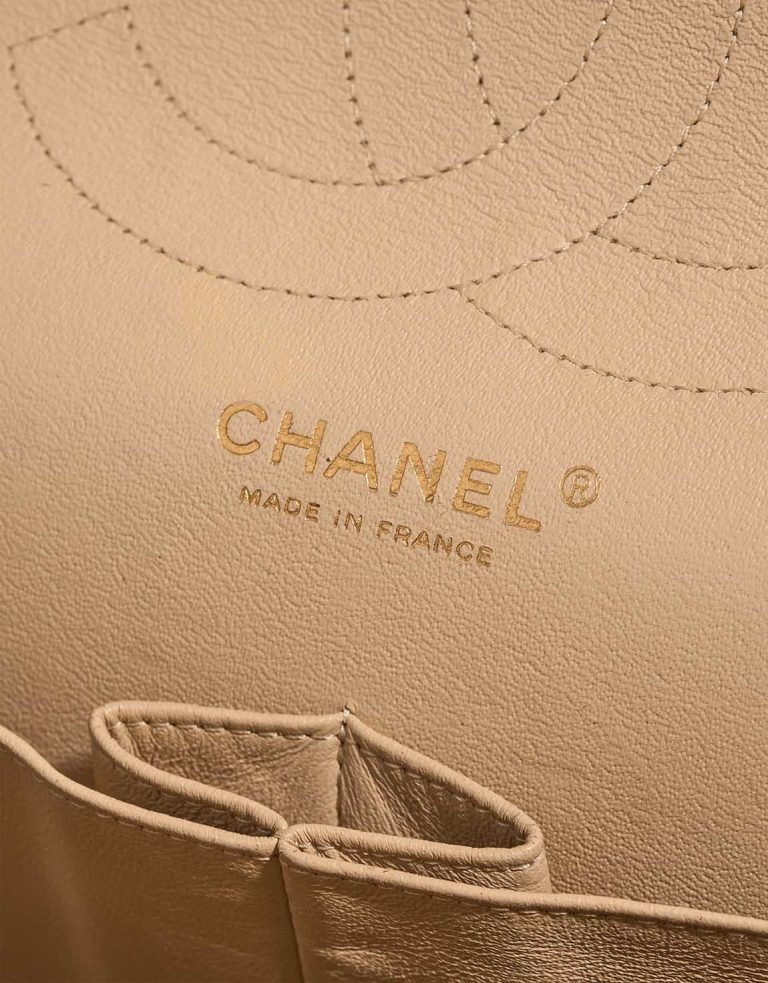 Chanel Timeless Jumbo Lamb Beige Logo | Sell your designer bag