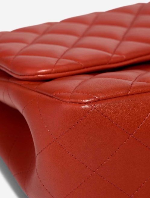 Chanel Timeless Jumbo Lamb Red Signs of wear | Sell your designer bag