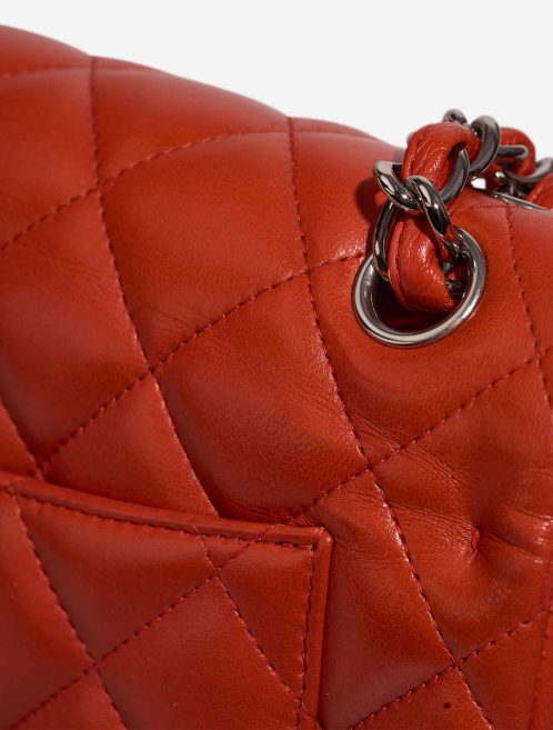 Chanel Timeless Jumbo Lamb Red Signs of wear | Sell your designer bag