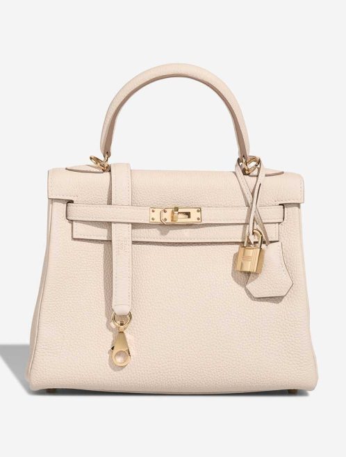 Hermès Kelly 25 Togo Craie Front | Sell your designer bag