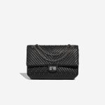 Chanel 2.55 Reissue 226 Calf / Studs Anthracite Front | Sell your designer bag