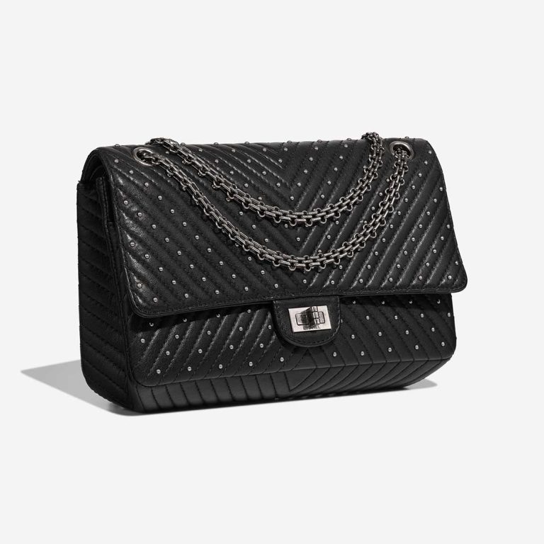 Chanel 2.55 Reissue 226 Calf / Studs Anthracite | Sell your designer bag