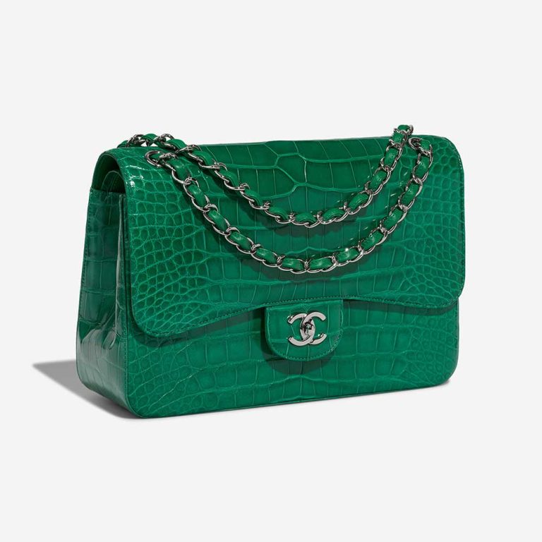 Chanel Timeless Jumbo Alligator Mississippi Emerald | Sell your designer bag