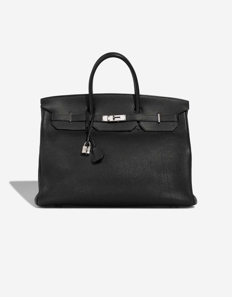 Hermès Birkin 40 Togo Black Front | Sell your designer bag