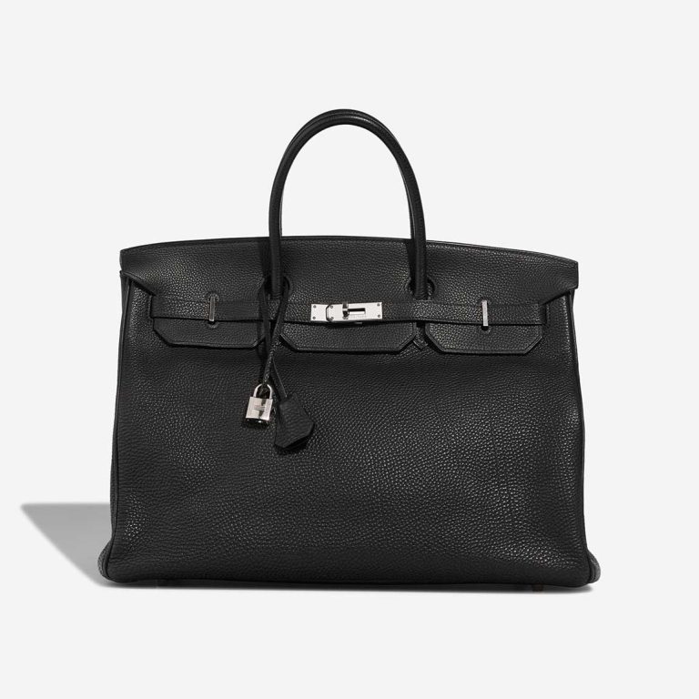 Hermès Birkin 40 Togo Black Front | Sell your designer bag