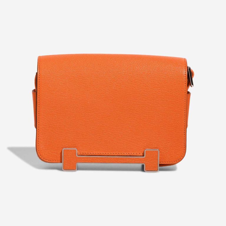 Hermès Geta Chèvre Orange H | Sell your designer bag
