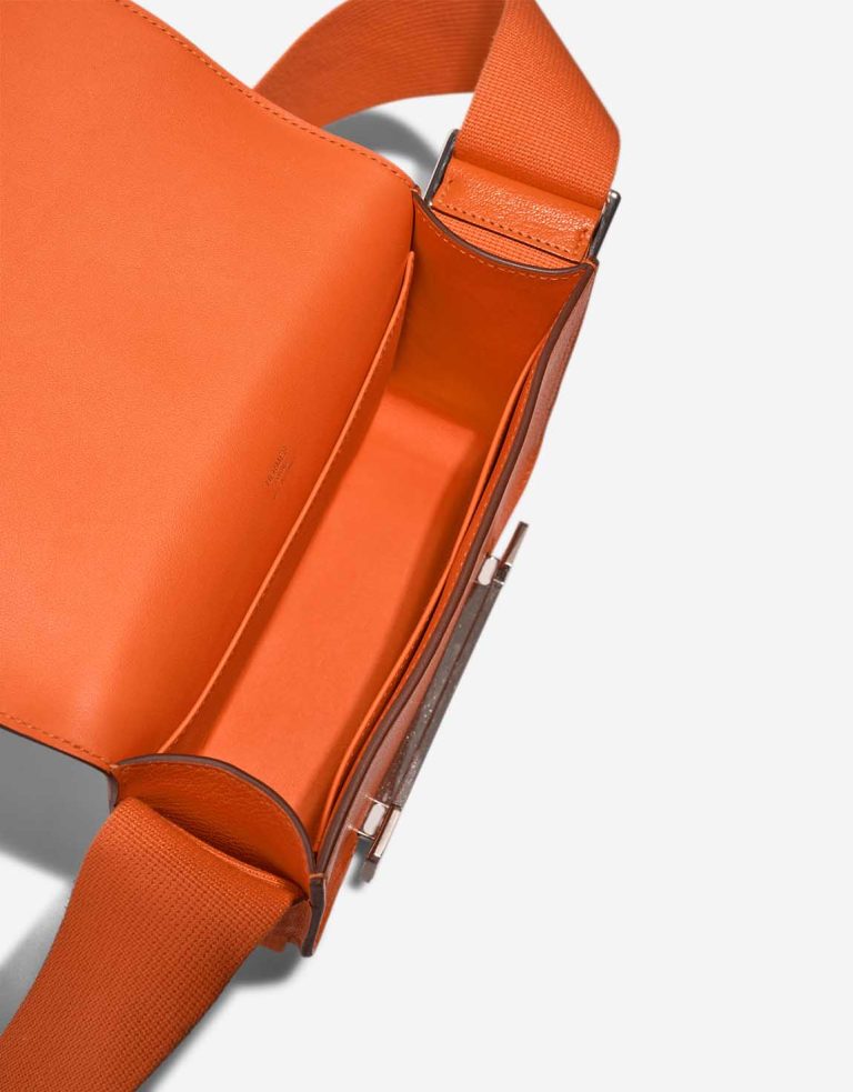 Hermès Geta Chèvre Orange H Inside | Sell your designer bag