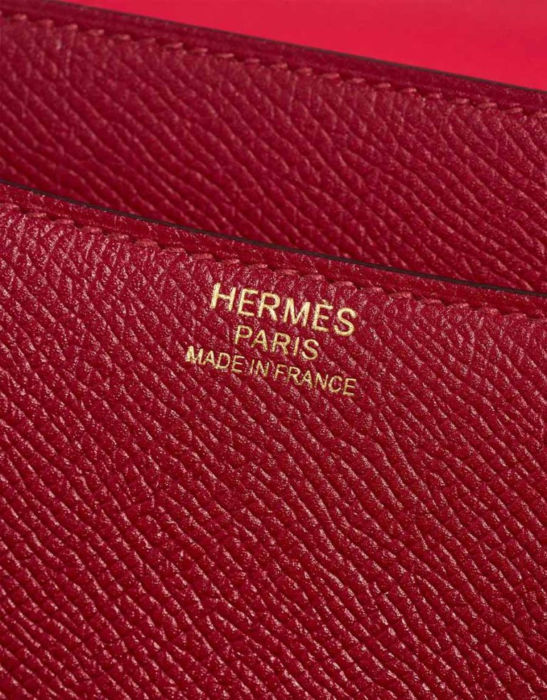 Hermès Constance 24 Epsom Rouge Grenat / Bougainvillier Logo | Sell your designer bag
