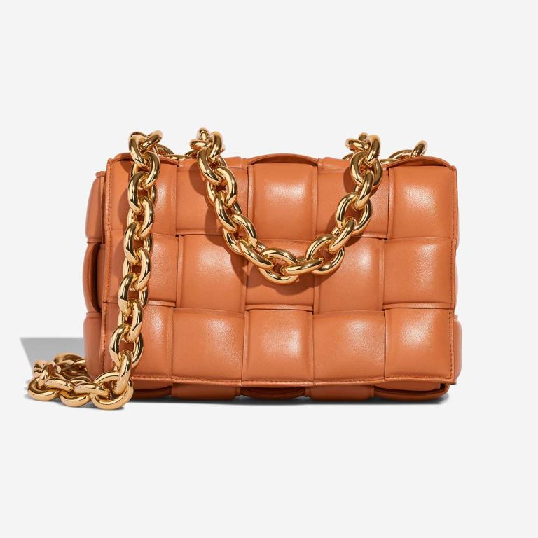 Bottega Veneta Cassette Lamb Brown Front | Sell your designer bag