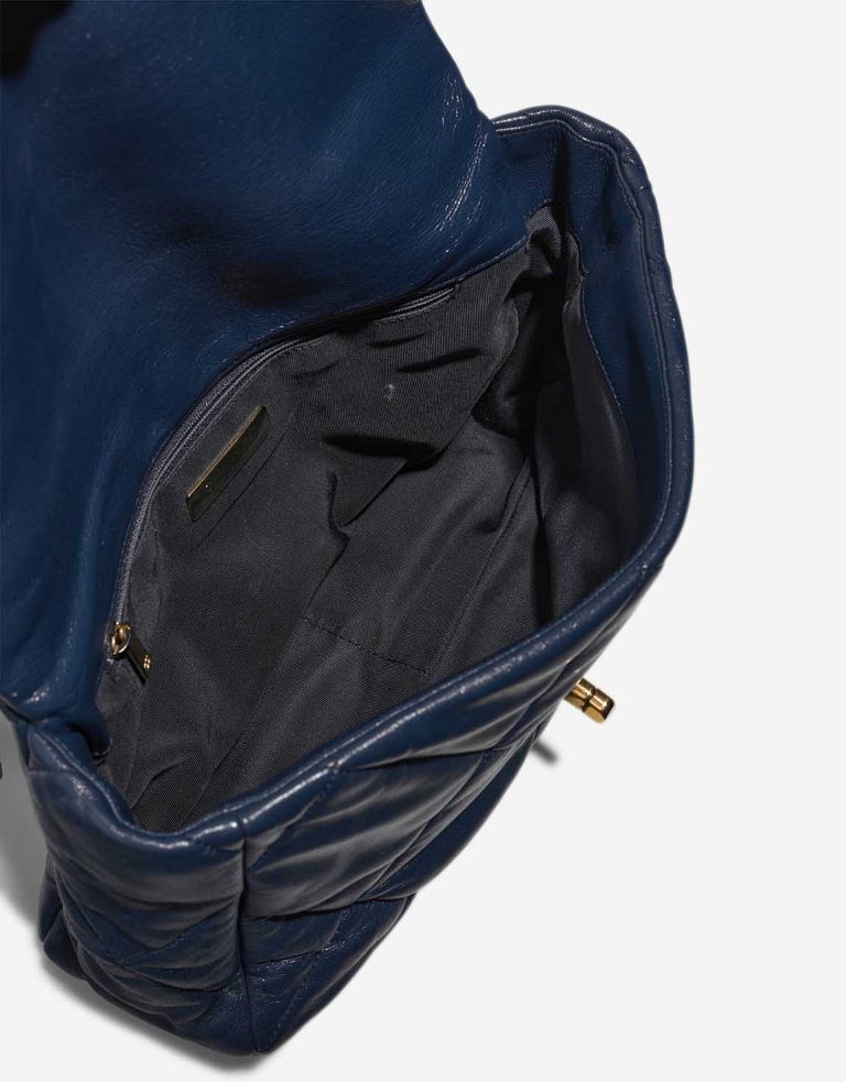 Chanel 19 Flap Bag Large Lamb Blue Inside | Sell your designer bag