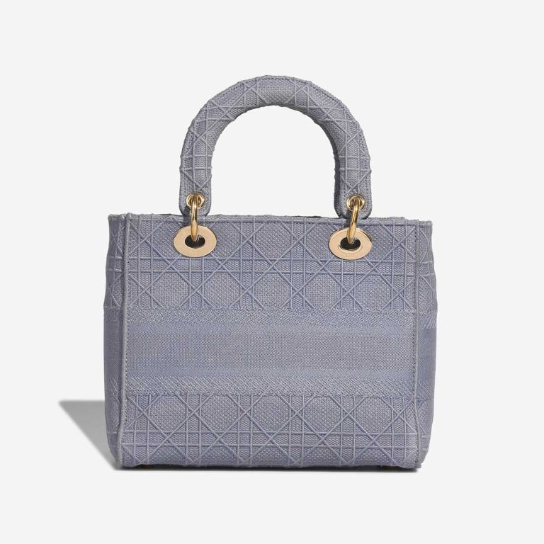 Dior Lady D-Lite Medium Canvas Blue | Sell your designer bag