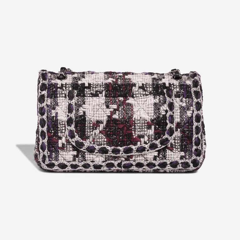 Chanel Timeless Medium Tweed Black / White / Purple | Sell your designer bag