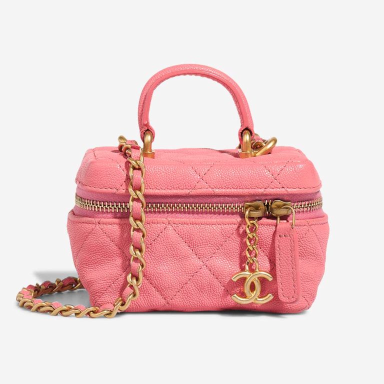 Chanel Vanity Micro Caviar Pink Front | Sell your designer bag