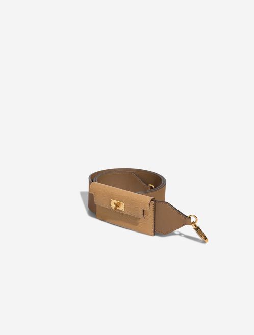 Hermès Kelly Pocket Strap Epsom / Swift Alezan / Biscuit Front | Sell your designer bag