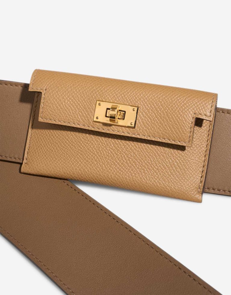 Hermès Kelly Pocket Strap Epsom / Swift Alezan / Biscuit Closing System | Sell your designer bag