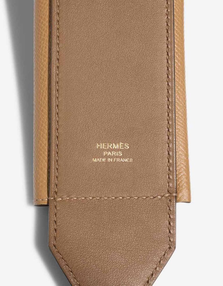 Hermès Kelly Pocket Strap Epsom / Swift Alezan / Biscuit Logo | Sell your designer bag
