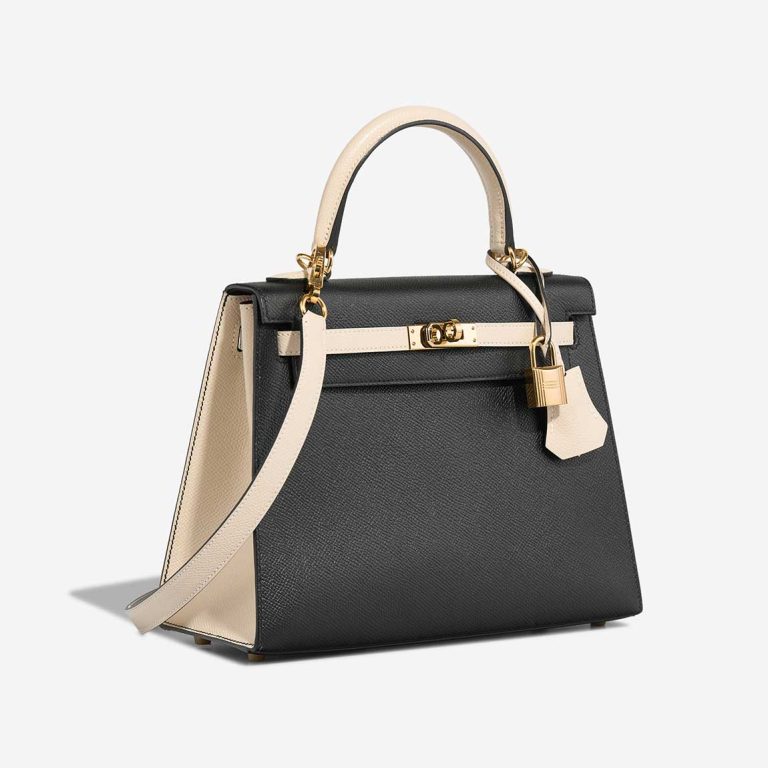 Hermès Kelly Sellier 25 Epsom Black / Craie | Sell your designer bag