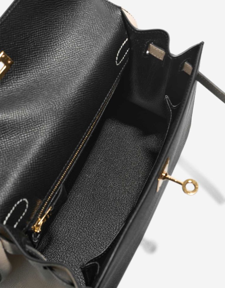 Hermès Kelly Sellier 25 Epsom Black / Craie Inside | Sell your designer bag
