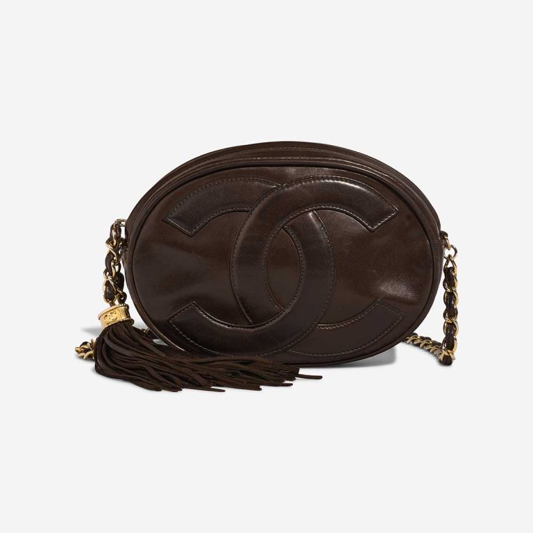 Chanel Clutch Calf Brown Front | Sell your designer bag