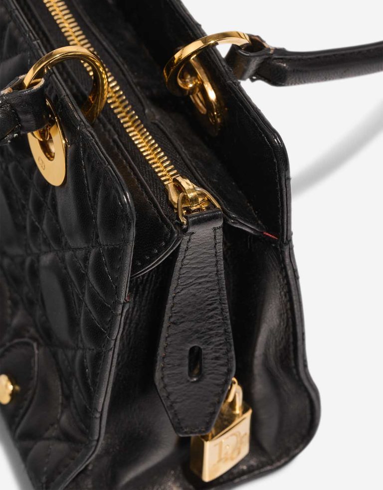 Dior Lady Large Lamb Black Closing System | Sell your designer bag