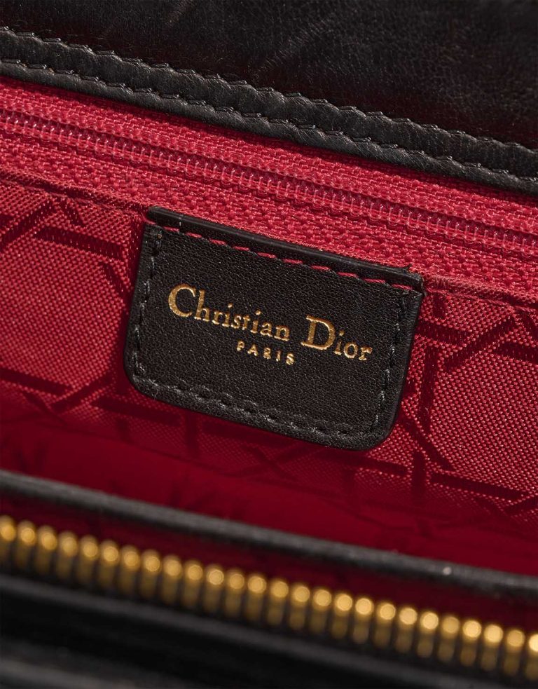 Dior Lady Large Lamb Black Logo | Sell your designer bag