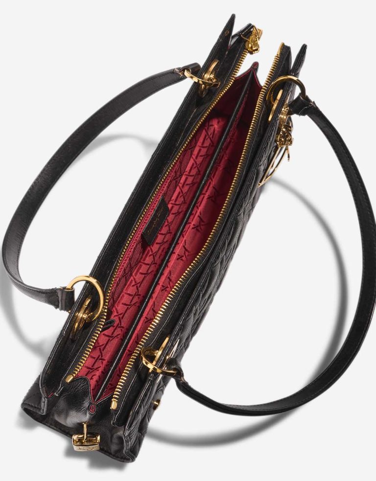 Dior Lady Large Lamb Black Inside | Sell your designer bag