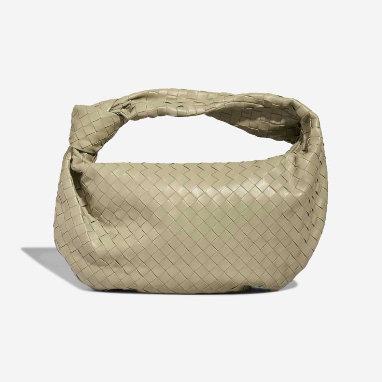 Bottega Veneta Jodie Large Calf Green Front | Sell your designer bag