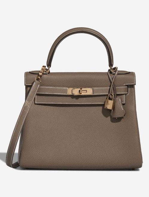 Hermès Kelly 28 Togo Étoupe Front | Sell your designer bag