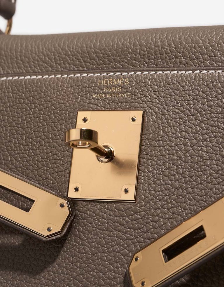 Hermès Kelly 28 Togo Étoupe Logo | Sell your designer bag