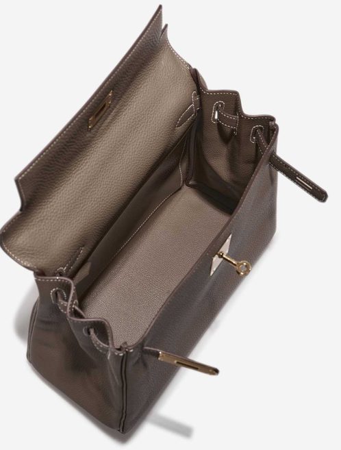 Hermès Kelly 28 Togo Étoupe Inside | Sell your designer bag