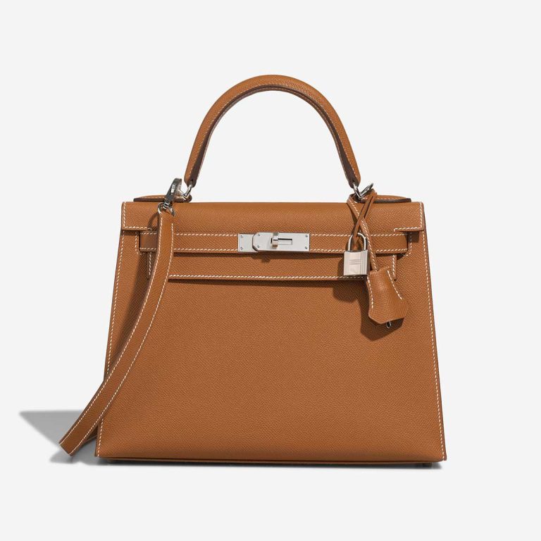 Hermès Kelly 28 Epsom Gold Front | Sell your designer bag