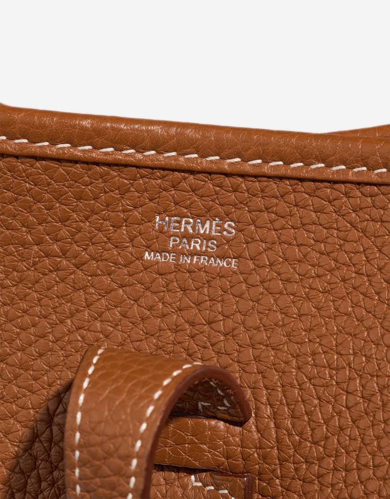 Hermès Evelyne 29 Taurillon Clémence Gold Logo | Sell your designer bag