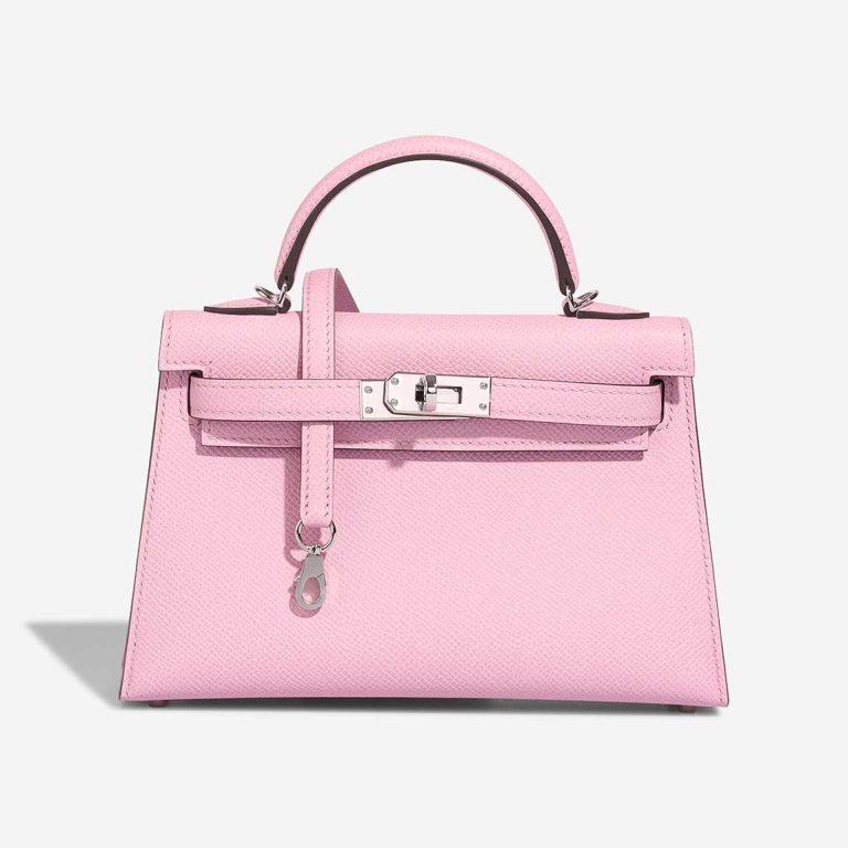 Hermès Kelly Mini Epsom Mauve Sylvestre Front | Sell your designer bag