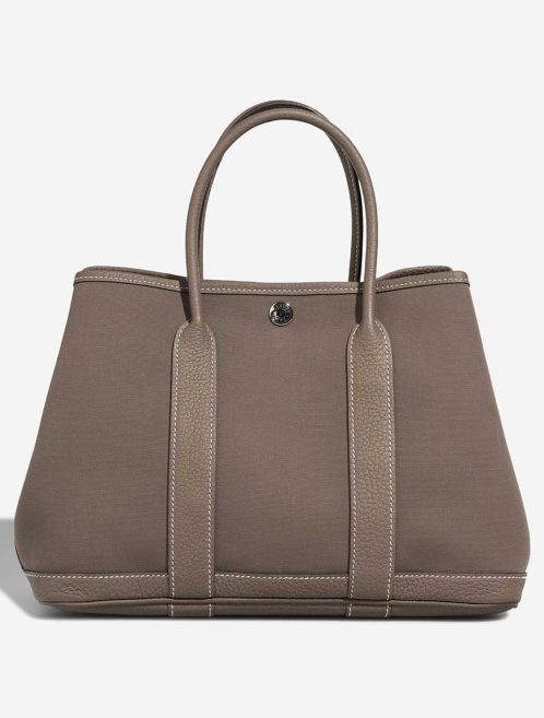 Hermès Garden Party 30 Clémence / Toile Étoupe | Sell your designer bag