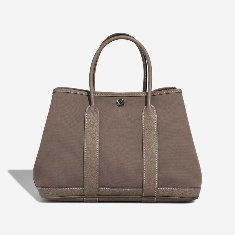 Hermès Garden Party 30 Clémence / Toile Étoupe | Sell your designer bag