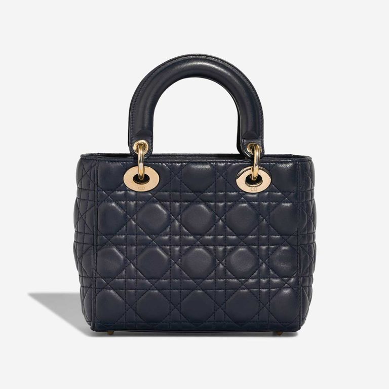 Dior Lady Small Lamb Dark Blue | Sell your designer bag
