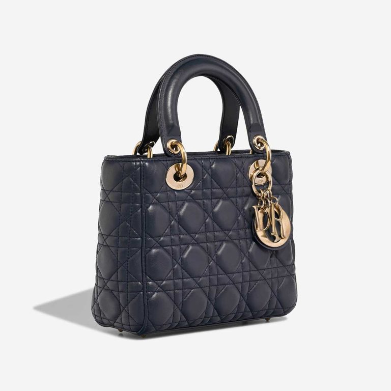Dior Lady Small Lamb Dark Blue | Sell your designer bag