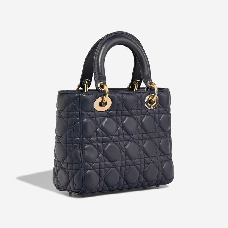 Dior Lady Small Lamb Dark Blue | Sell your designer bag