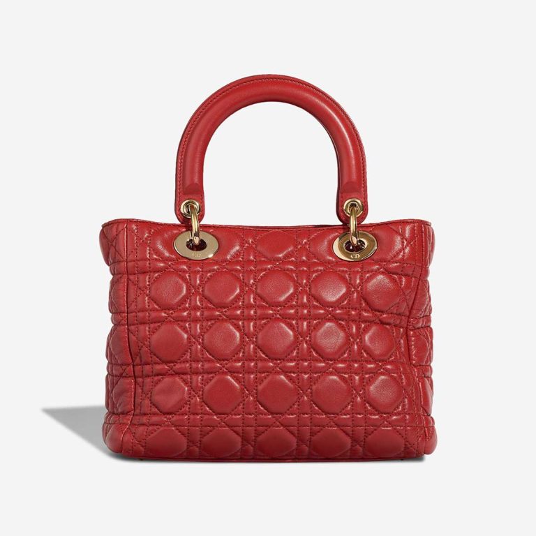Dior Lady Medium Calf Red | Sell your designer bag