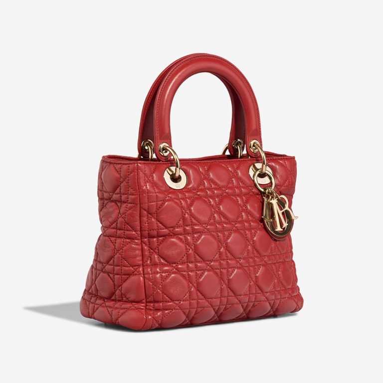 Dior Lady Medium Calf Red | Sell your designer bag