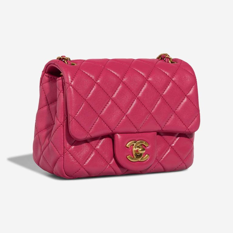 Chanel Timeless Mini Square Lamb Pink | Sell your designer bag