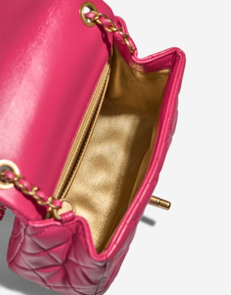 Chanel Timeless Mini Square Lamb Pink Inside | Sell your designer bag