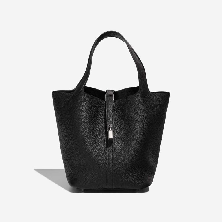 Hermès Picotin 22 Clémence Black Front | Sell your designer bag