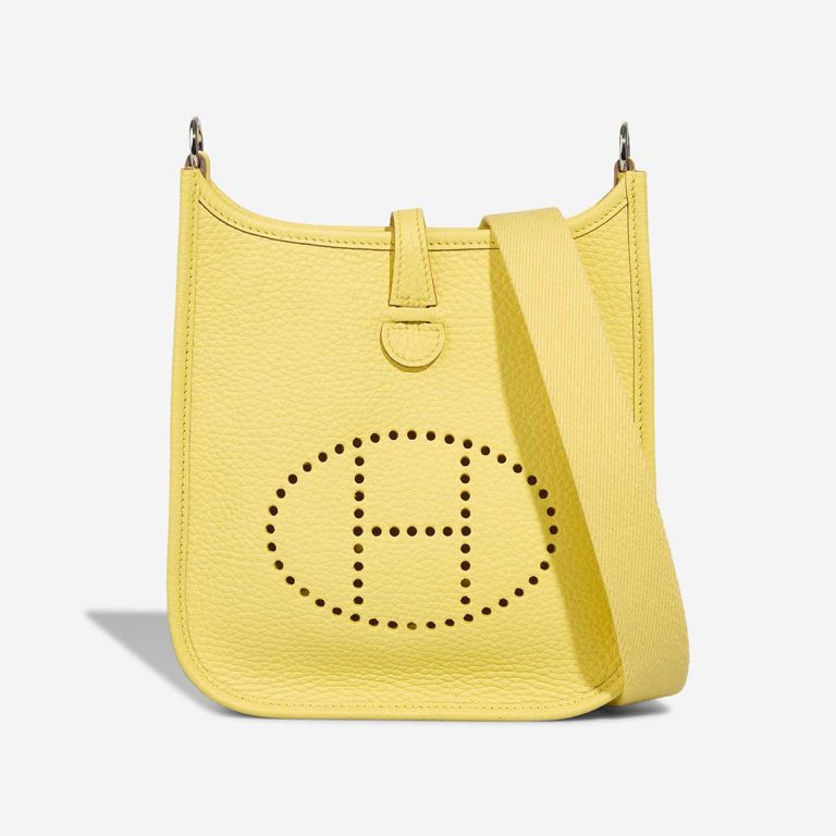 Hermès Evelyne 16 Taurillon Clémence Limoncello Front | Sell your designer bag