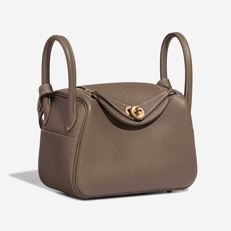 Hermès Lindy Mini Clémence Étoupe | Sell your designer bag