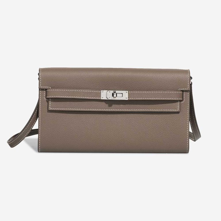Hermès Kelly To Go Evercolor Étoupe Front | Sell your designer bag